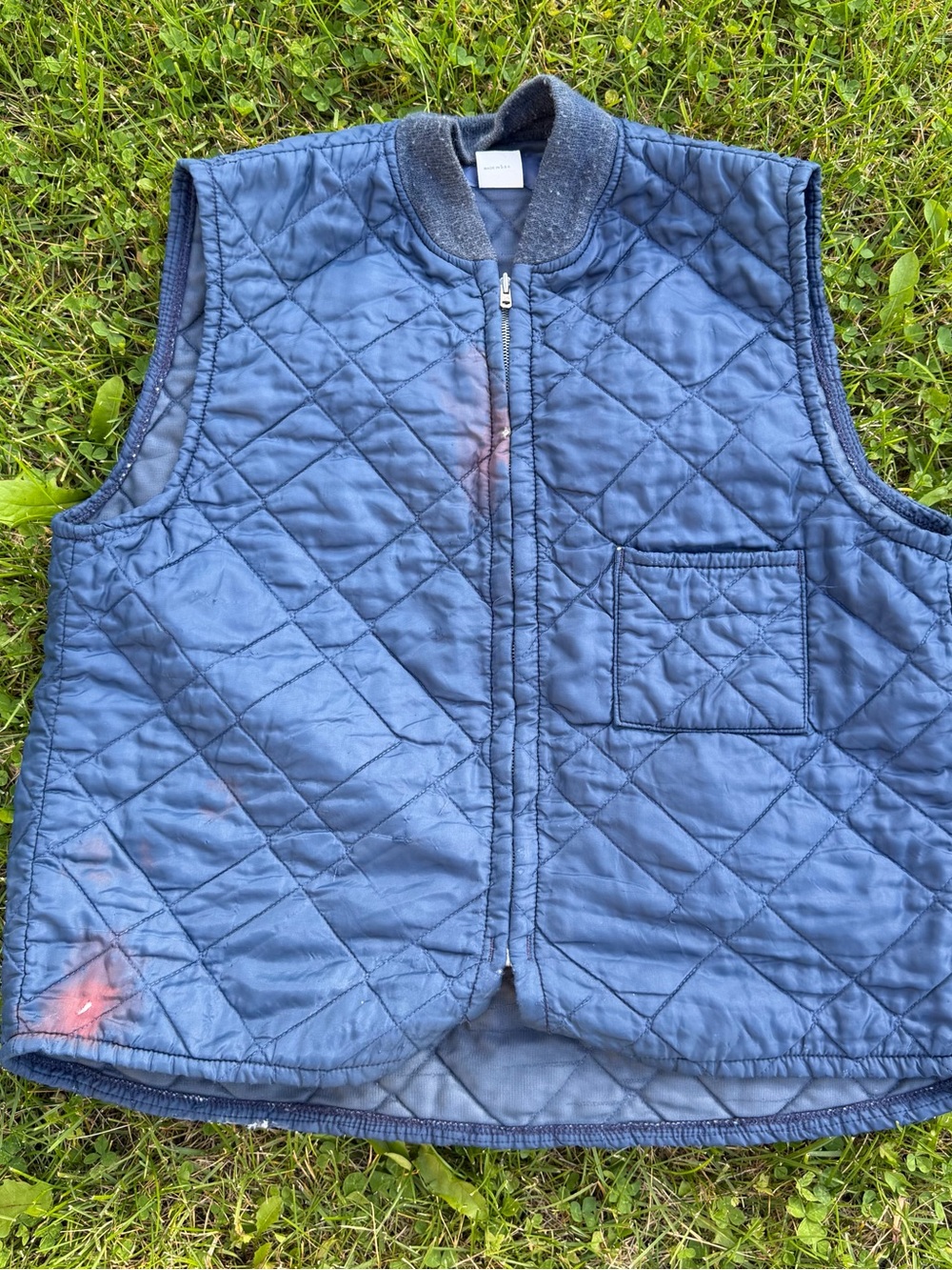 OshKosh B'gosh Quilted Distressed Blue Men's Vest